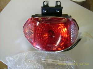 Baklampa skotermoped