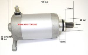 Startmotor 158mm / 9Kugg
